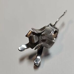 Vintage Sterling Silver "Beau" Movable Dog Head Pin - Nice Rare Discontinued